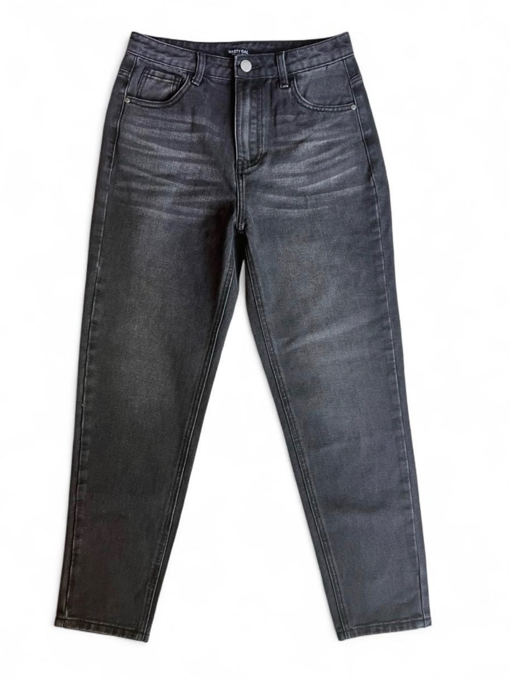 Nasty Gal Black Denim Waistband Detail